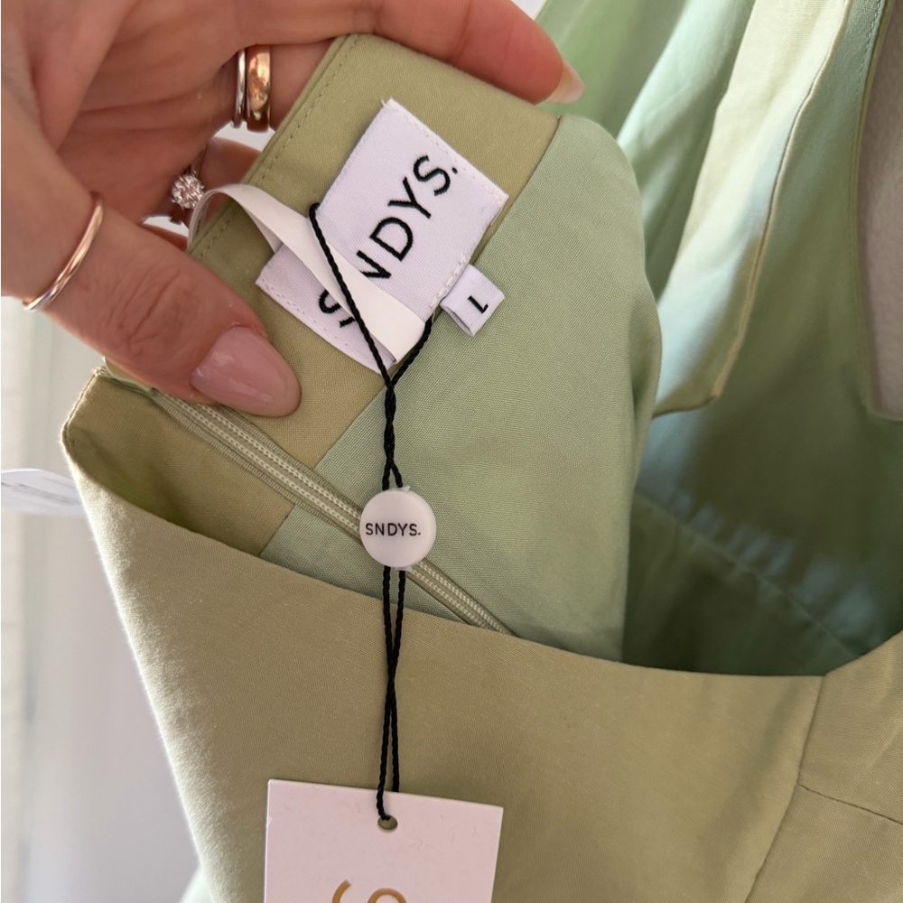 SNDYS Oskar Mini Dress in Pear - Picture 4 of 5